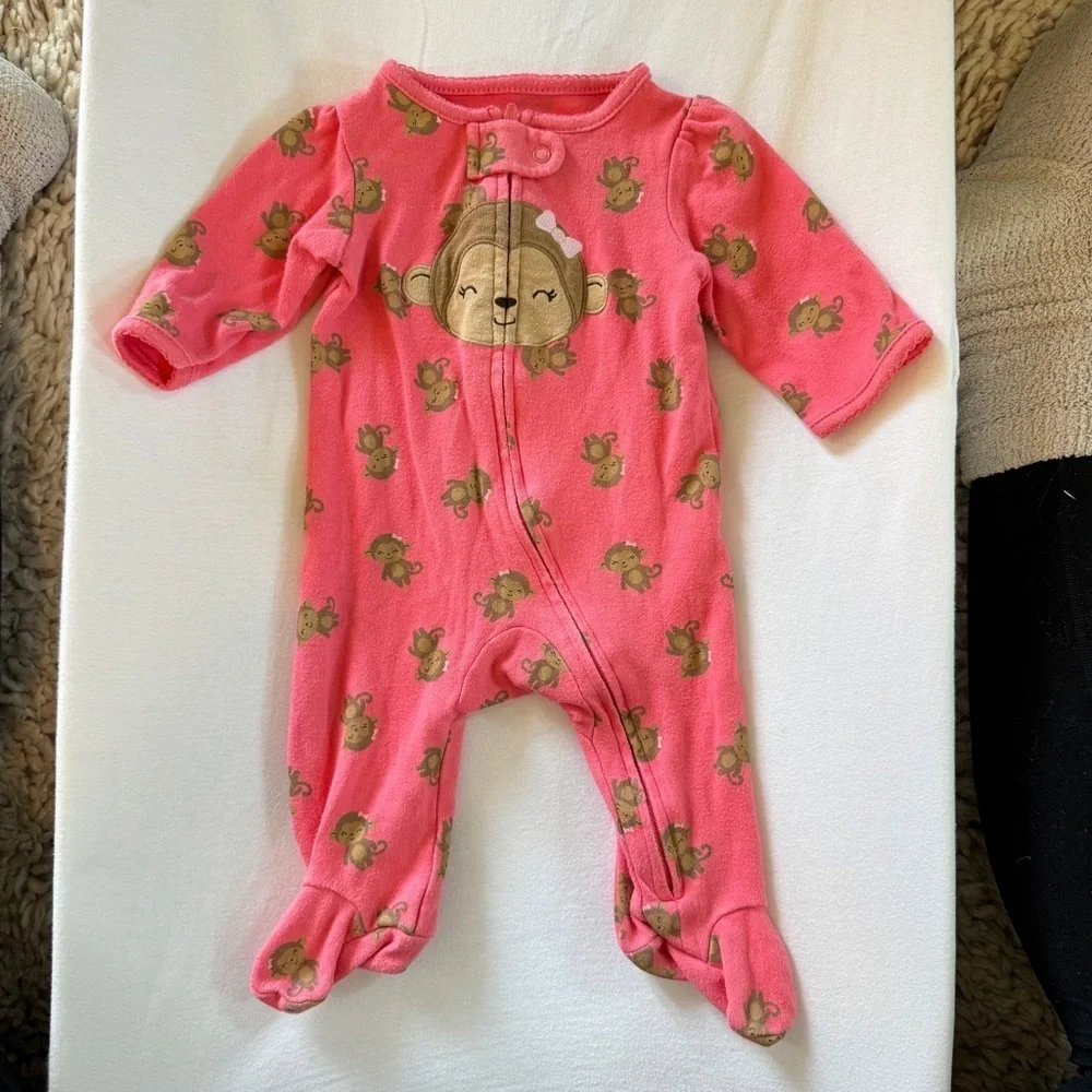 Footed Monkey Onesie